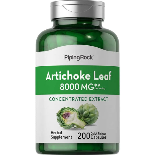 Capsulas Extracto Alcachofa 8000 Mg 200 Unidades Detox Natural Sin Gluten