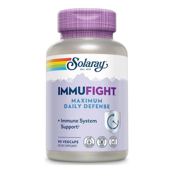 Solaray Immufight Suplemento Inmunologico Vitamina C D Zinc Probioticos Vegano
