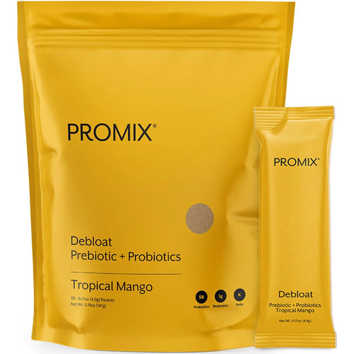 Promix Debloat Prebióticos Y Probióticos Apoyo Inmunológico Digestión Mango 30 Unidades