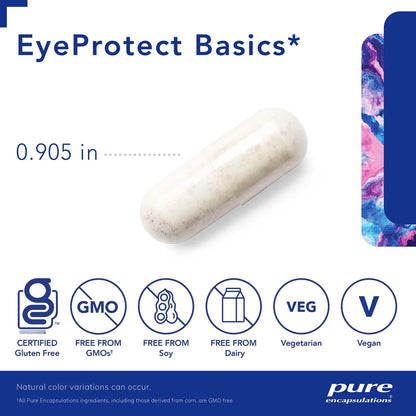 EyeProtect Basics Suplemento Ocular Antioxidante 60 Capsulas Sin Zinc