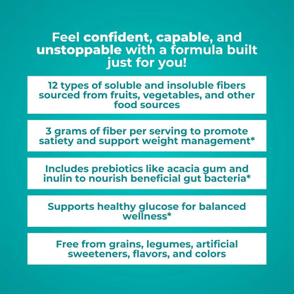 Fibra Extra 12 Tipos En Polvo Con Psyllium Y Antioxidantes Salud Intestinal
