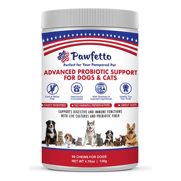 Soporte Probiótico Avanzado Para Perros Y Gatos Con Prebióticos Sabor Pato