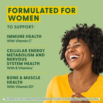 Multivitaminico Masticable Para Mujeres Con Folato B6 B12 Biotina Vitamina D Sabor Bayas