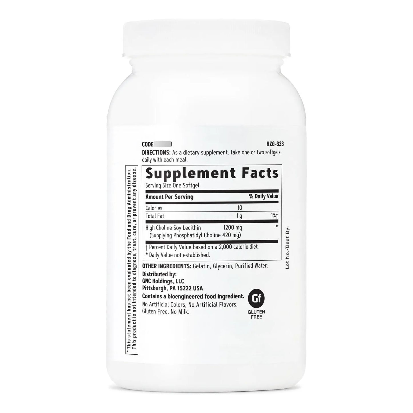 Triple Lecitina 1200 MG 90 Cápsulas Blandas Suplemento Cognitivo