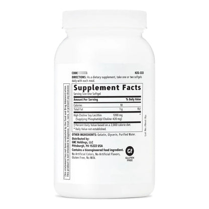 Triple Lecitina 1200 MG 90 Cápsulas Blandas Suplemento Cognitivo