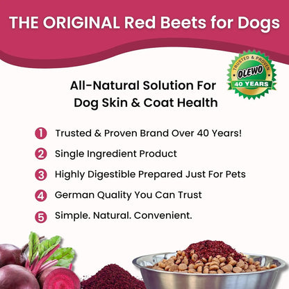 Remolacha Roja Deshidratada Para Perros Apoyo Inmunológico Y Piel Sana