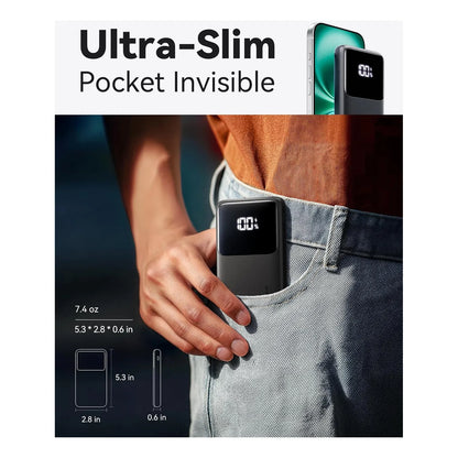 Cargador Portátil Iniu 10000mah Ultra Delgado Rápido Black2 - Imagen 5