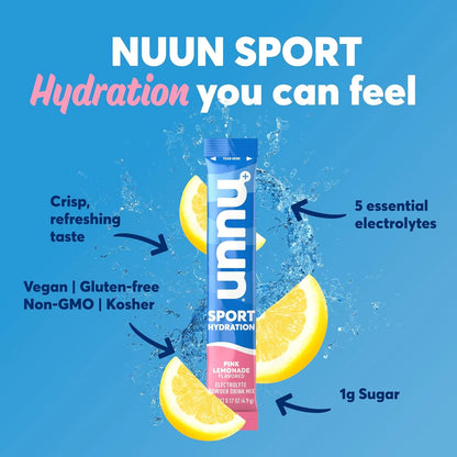 Paquete De Electrolitos En Polvo Con Magnesio Y Minerales Nuun Sport Hidratación Instantánea