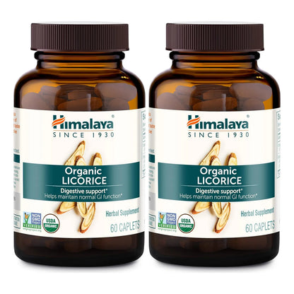 Raiz De Regaliz Organica 60 Capsulas Apoyo Digestivo Acidez Himalaya