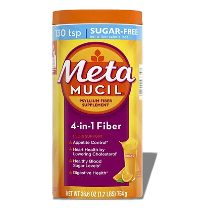 Meta Mucil Fibra 4 En 1 Naranja - Imagen 1