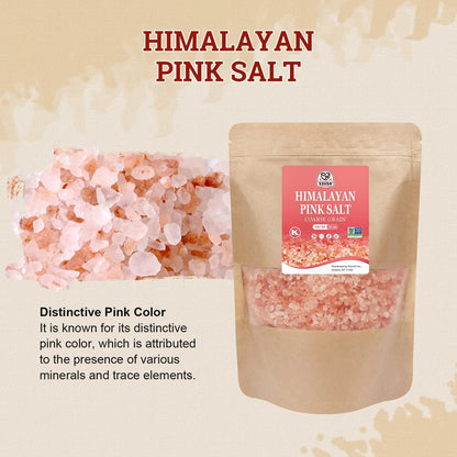 Sal Rosa Del Himalaya Gruesa 900g Pura Natural Gourmet En Bolsa Resellable