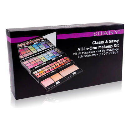 Kit Maquillaje Shany 45 Tonos Espejo Aplicadores Libre Crueldad