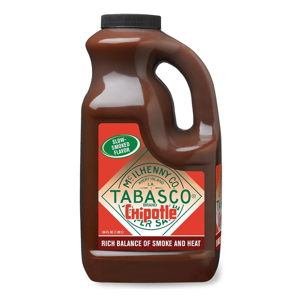 Salsa De Chile Chipotle Tabasco 1.89 Litros Original Ahumada Y Suave