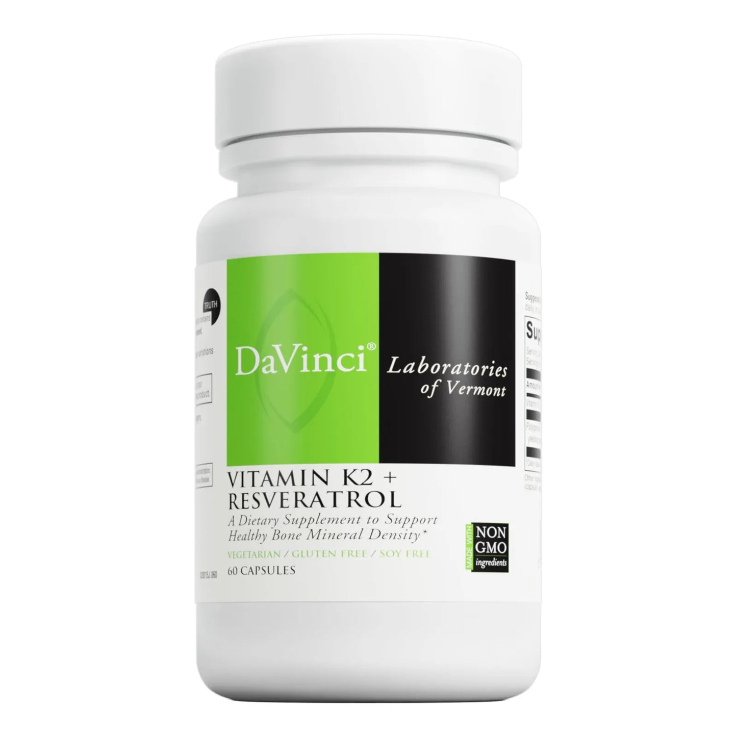 Vitamina K2 Resveratrol Suplemento Salud Osea Cardiovascular Antioxidante 60 Capsulas