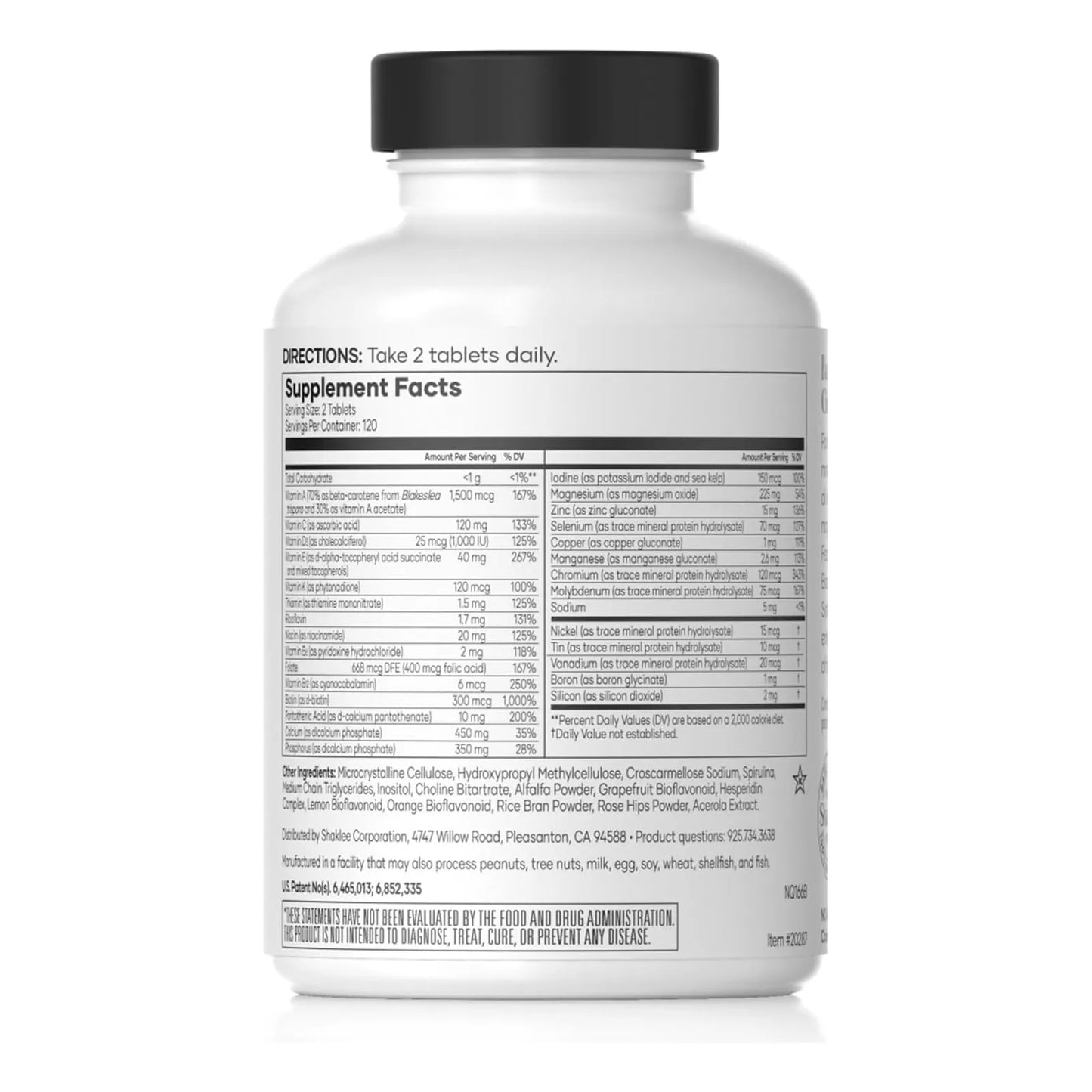 Multivitaminico Vita Lea Men Shaklee Salud Cardiaca Inmunologica Osea