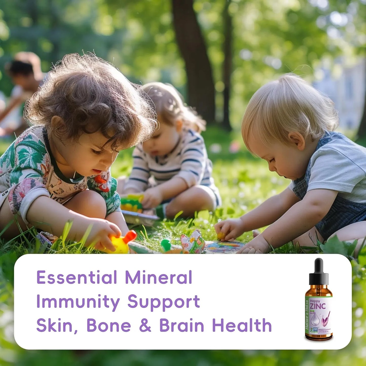 Zinc Liquido Premium Para Bebes Y Ninos Alta Biodisponibilidad Sabor Agradable