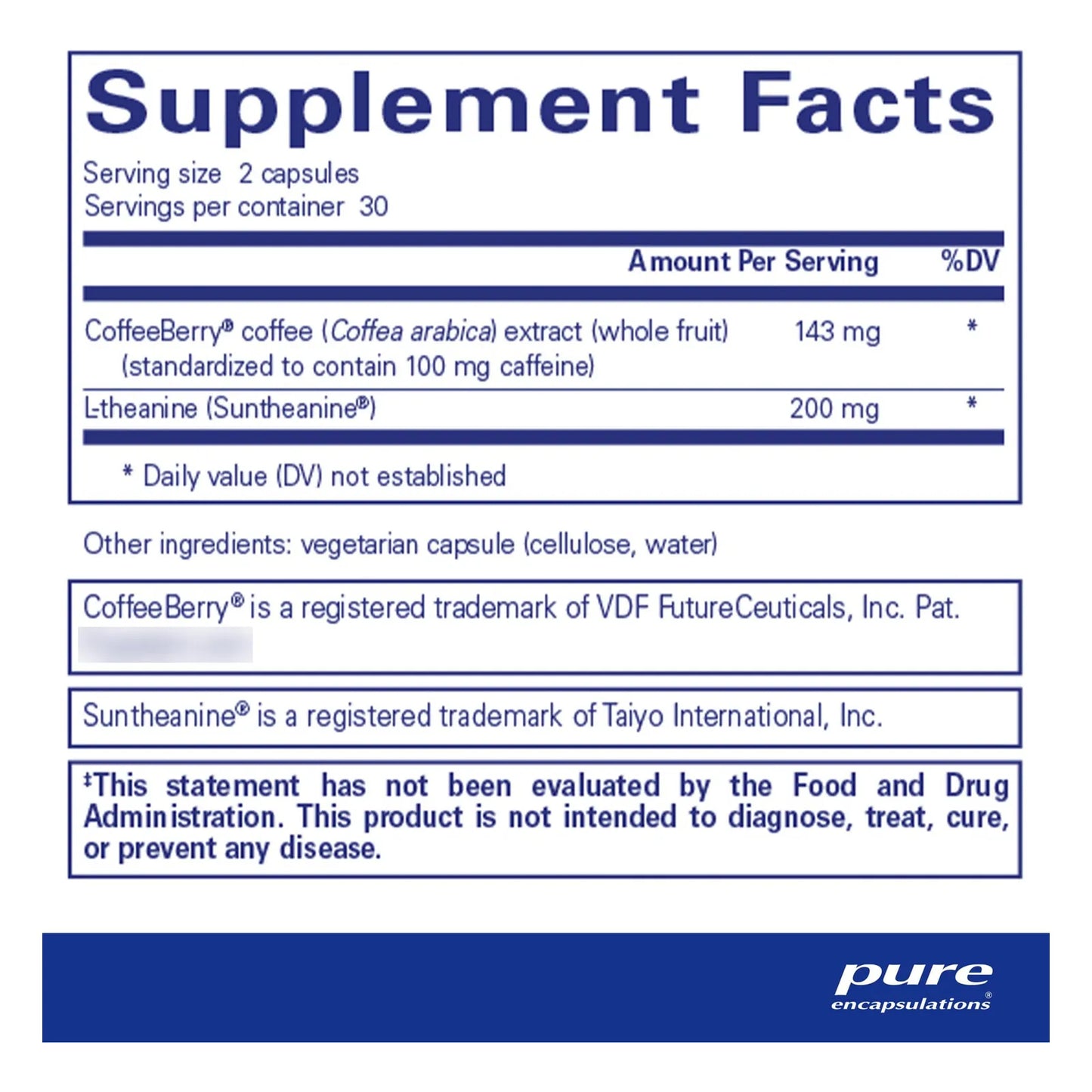 CaffPhenol Extracto De Café De Fruta Entera Y Teanina 60 Cápsulas Energía Equilibrada