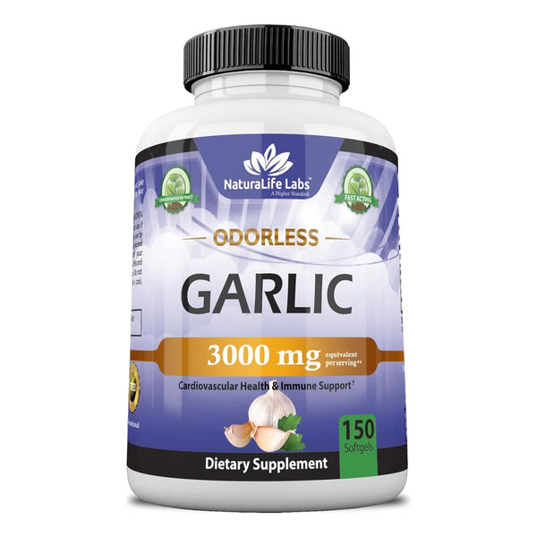 Ajo Puro Sin Olor 3000 Mg 150 Capsulas Apoyo Inmunologico Y Colesterol