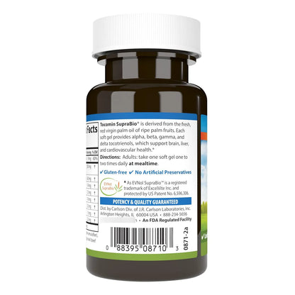 Tocomin SupraBio Complejo Tocotrienol Bio-Mejorado 60 Geles Blandos