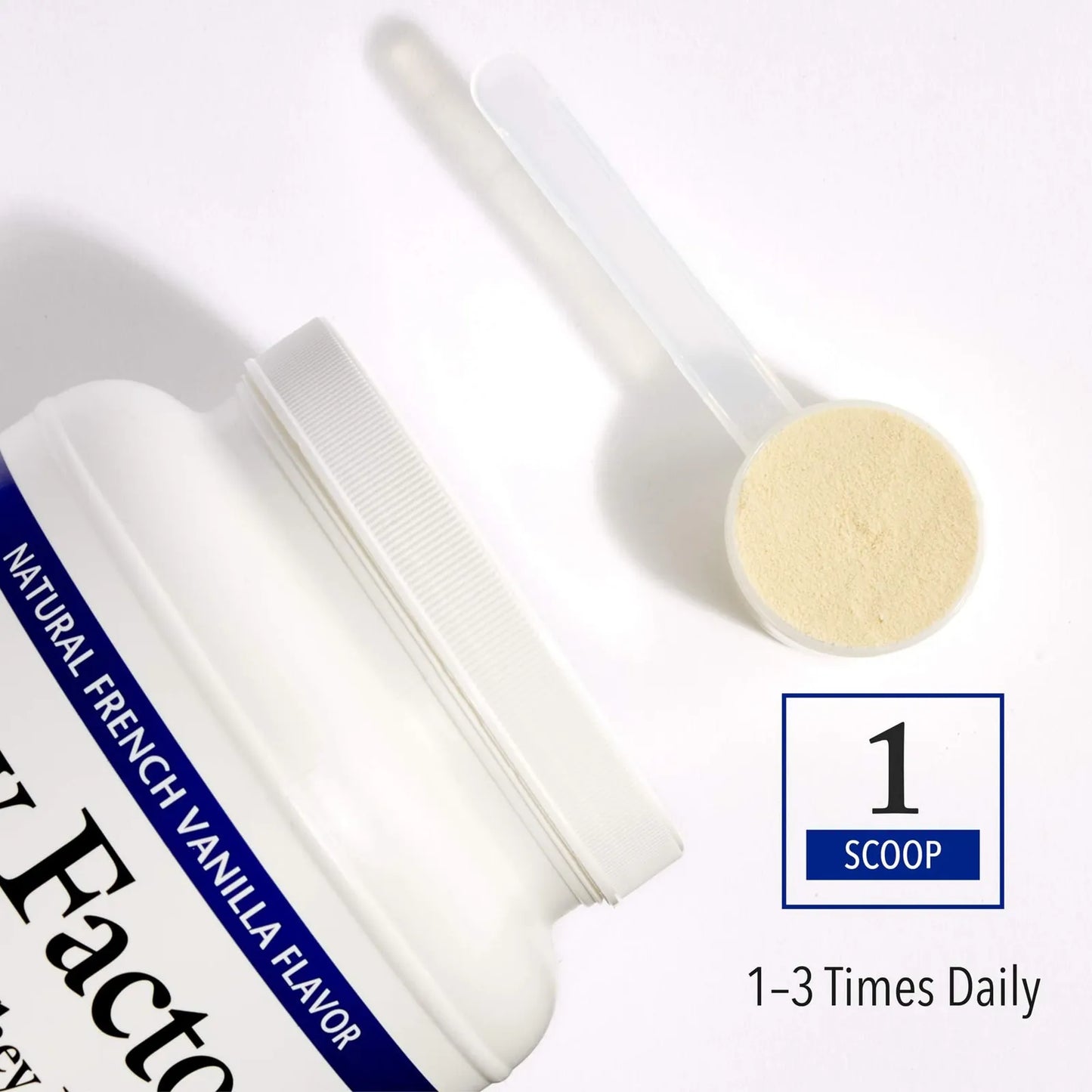 Proteina De Suero De Leche Natural Sabor Vainilla Francesa 2 Libras Paquete De 6
