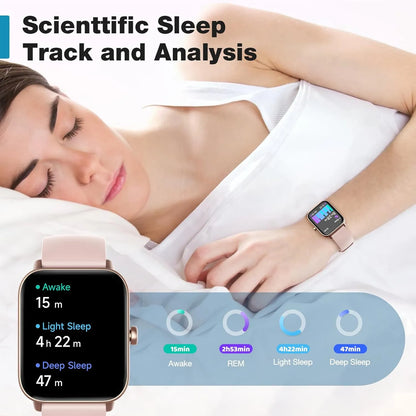 Fitpolo Smart Watch Monitor Cardíaco Resistente Al Agua Pantalla Táctil