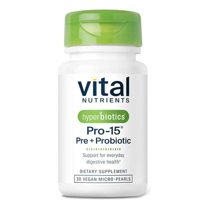 Probiótico 15 Cepas Hyperbiotics Vital Nutrients Apoyo Digestivo E Inmunológico