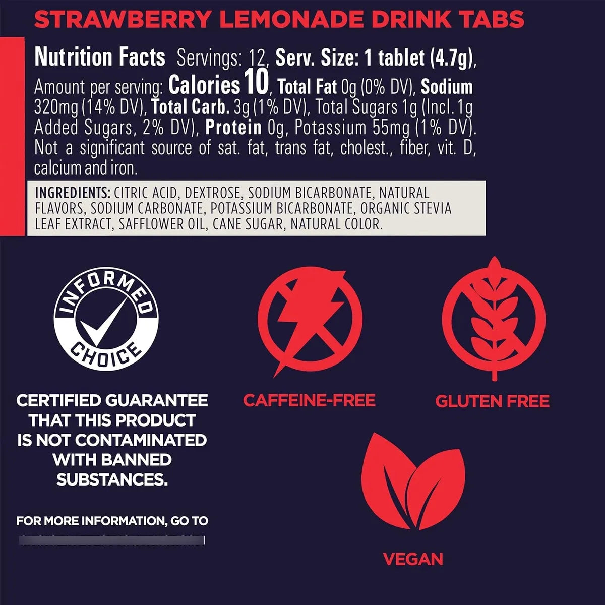 Tabletas Electrolitos Veganas GU Energy Hidratación Deportiva 4 Unidades