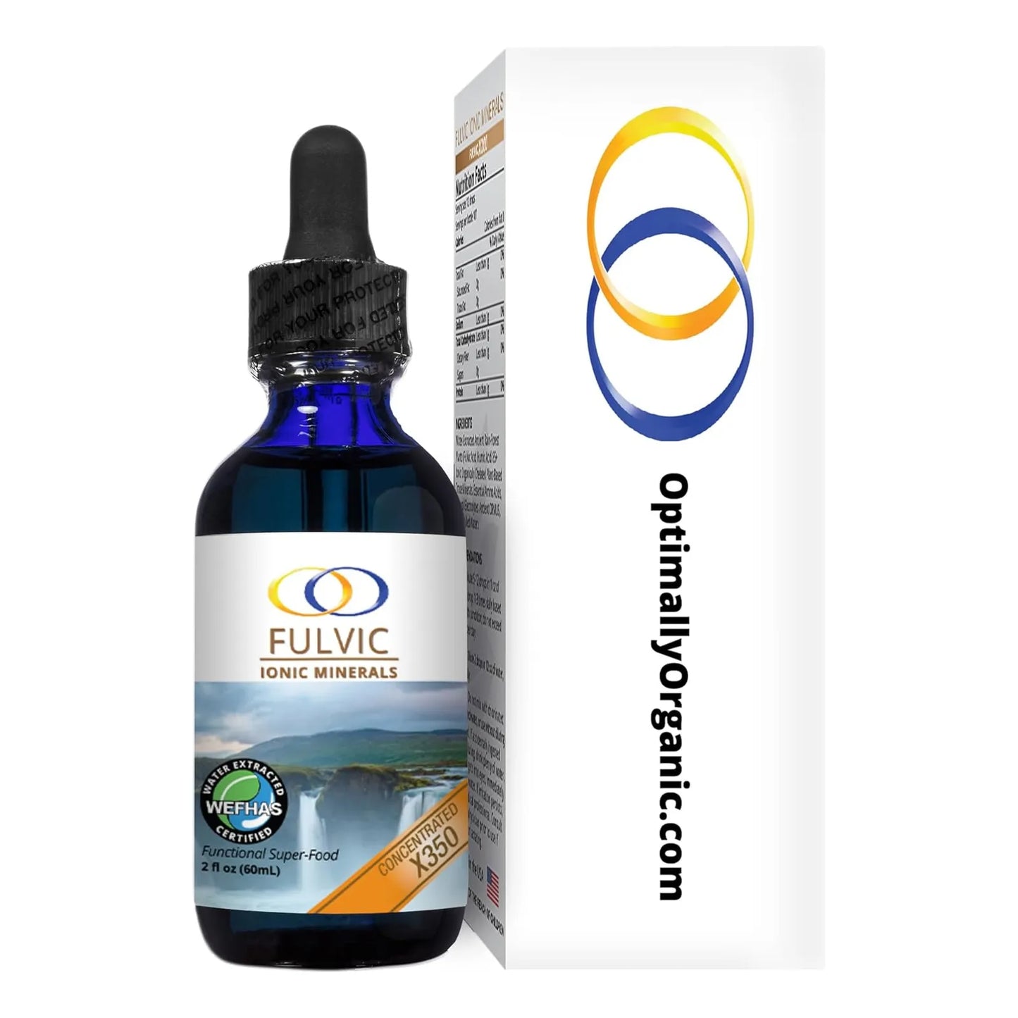 Minerales Ionico X350 Fulvic 60Ml Concentracion Doble Energia Y Claridad Mental