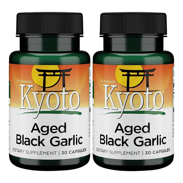 Ajo Negro Envejecido 650 Mg 30 Cápsulas Doble Pack Antioxidante Potente