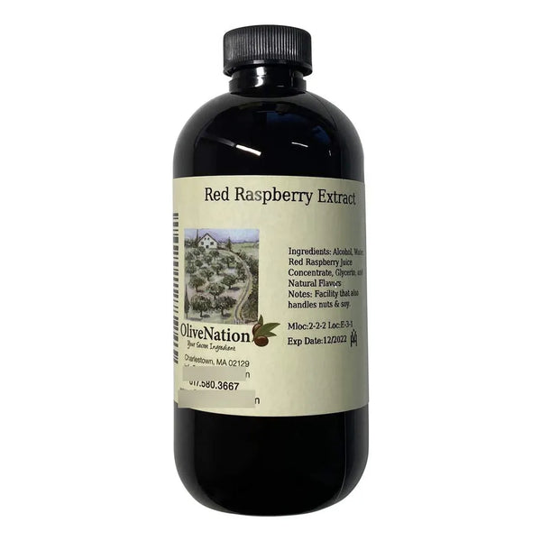 Extracto De Frambuesa Roja Premium Para Repostería 16 Onzas Sin Azúcar