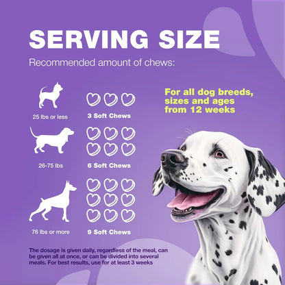 Multivitaminas Masticables 15 En 1 Para Perros Con MSM Salud Articular Y Piel