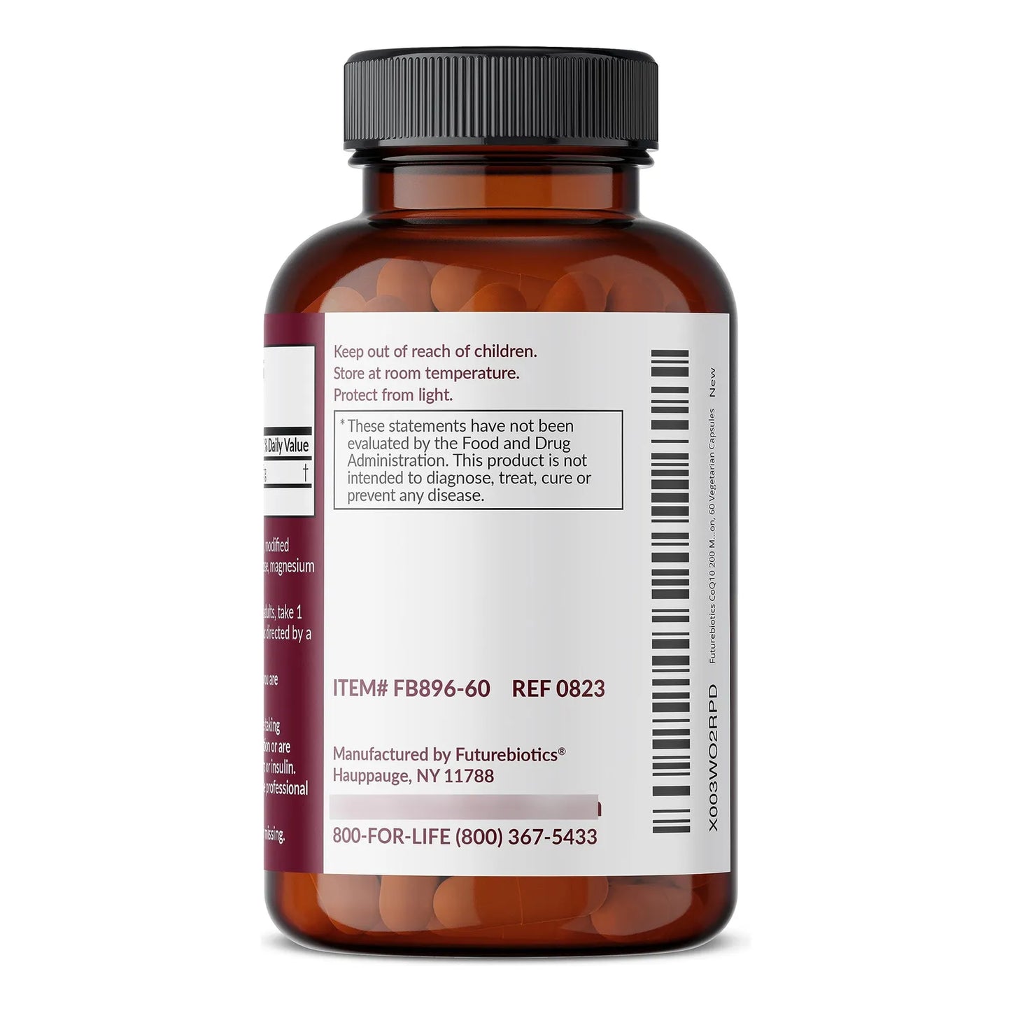 CoQ10 200 Mg Cápsulas Vegetarianas Energía Celular Premium