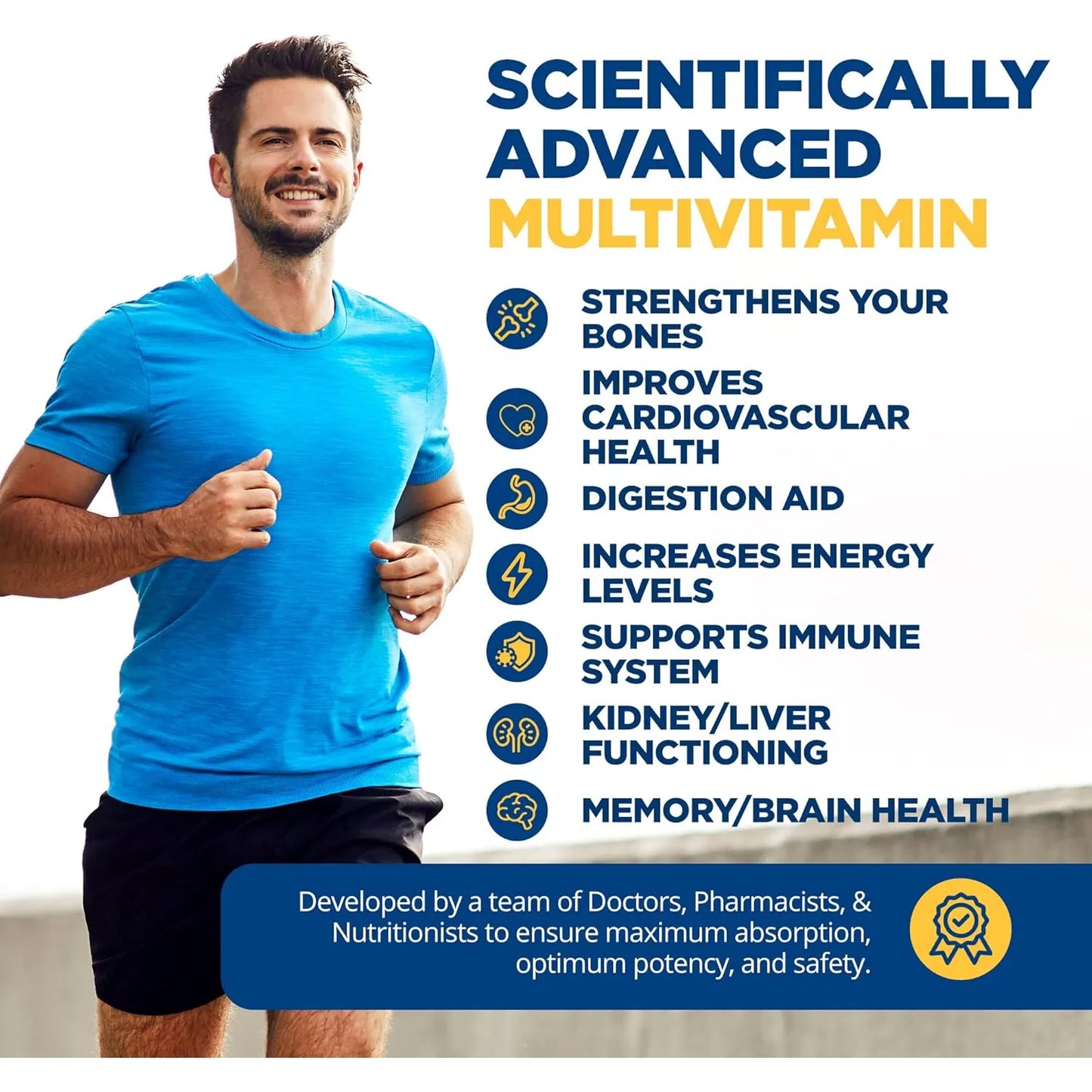 Multivitaminico Integral 71 Ingredientes Naturales Con Probióticos Y Enzimas Digestivas