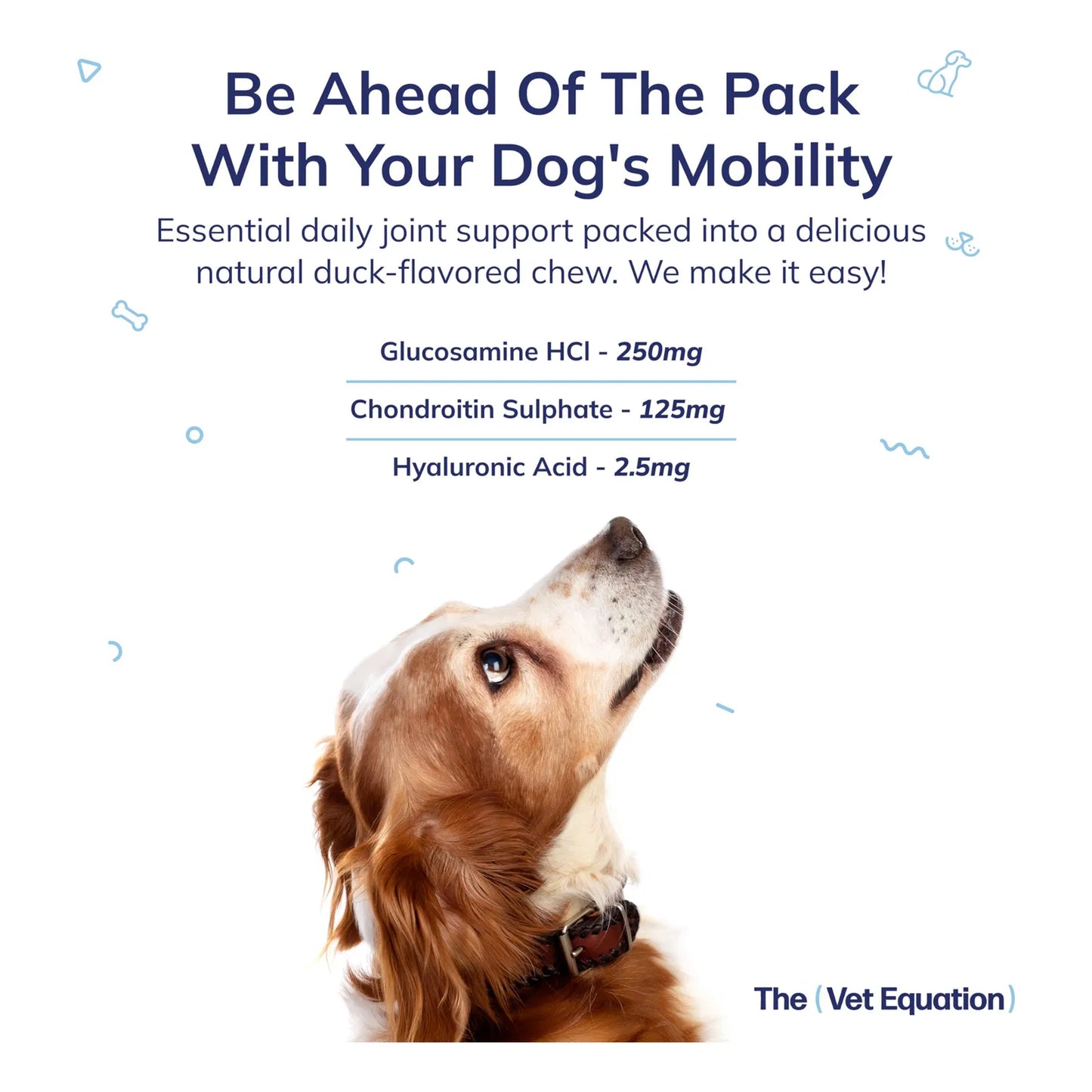 Masticables Para Perros Sabor Pato 90 Unidades Soporte Articular