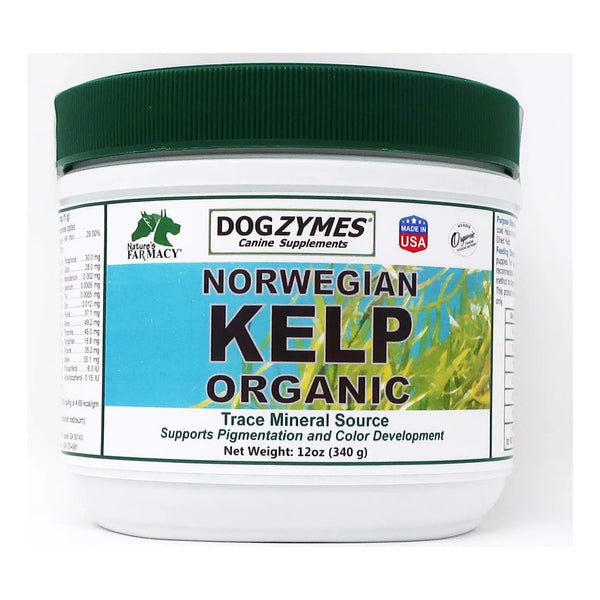 Kelp Noruego Orgánico Para Mascotas 12 Onzas Nutrición Tiroides Y Piel