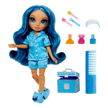 Rainbow High Skyler Fiesta En Pijama Mameluco Azul Suave Y Creativo
