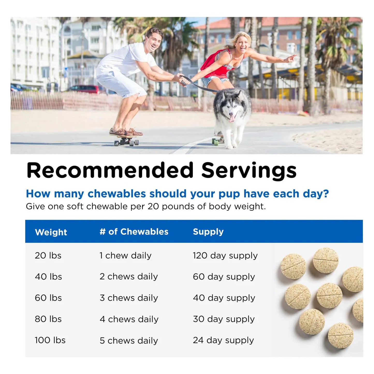 Masticables Multi Vitaminicos NutriVet Para Perros Adultos 120 Unidades Sabor Higado