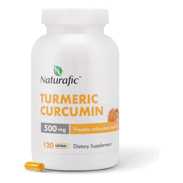 Capsulas Curcumina Cúrcuma Pimienta Negra 500 Mg Antioxidante Absorcion Mejorada