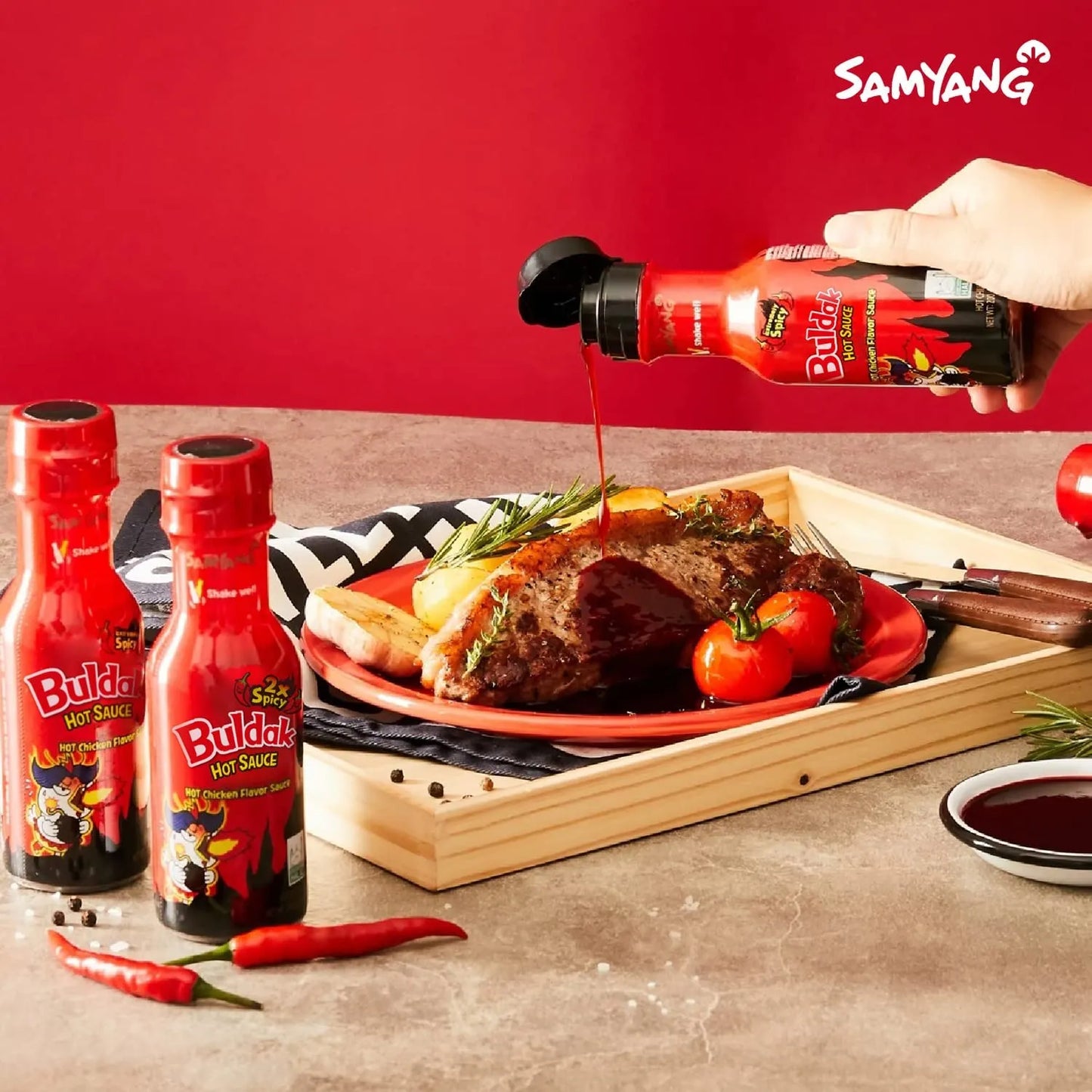 Salsa Picante Asada Para Pollo 200G Comida Coreana Auténtica