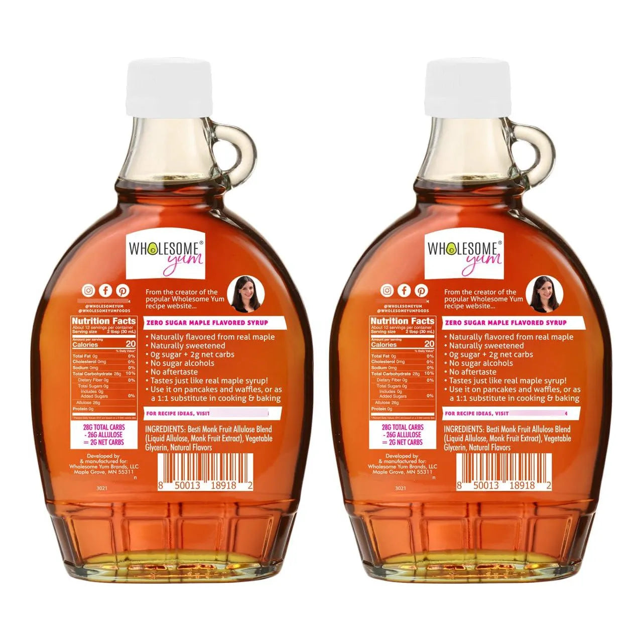 Jarabe De Arce Natural Bajo En Carbohidratos Con Fruta De Monje Ideal Para Dieta Keto