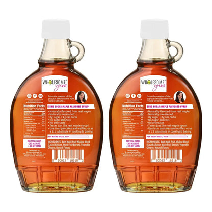 Jarabe De Arce Natural Bajo En Carbohidratos Con Fruta De Monje Ideal Para Dieta Keto