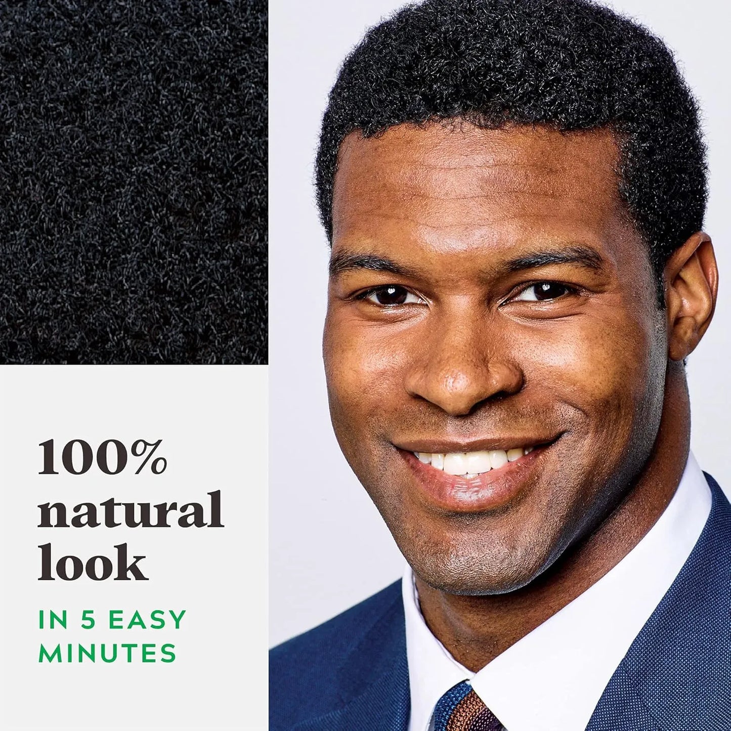 Tintura H-25 Para Cabello Hombres Marrón Ceniza Fórmula Original Paquete De 3