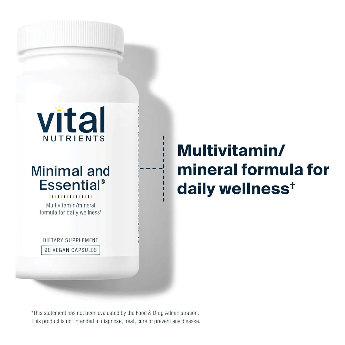 Multivitaminico Minimalista Esencial Diario Antioxidante Sin Hierro 90 Capsulas