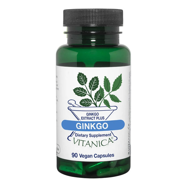 Extracto De Ginkgo Biloba 90 Capsulas 24 Glucosidos De Flavona Salud Cerebral Y Circulacion