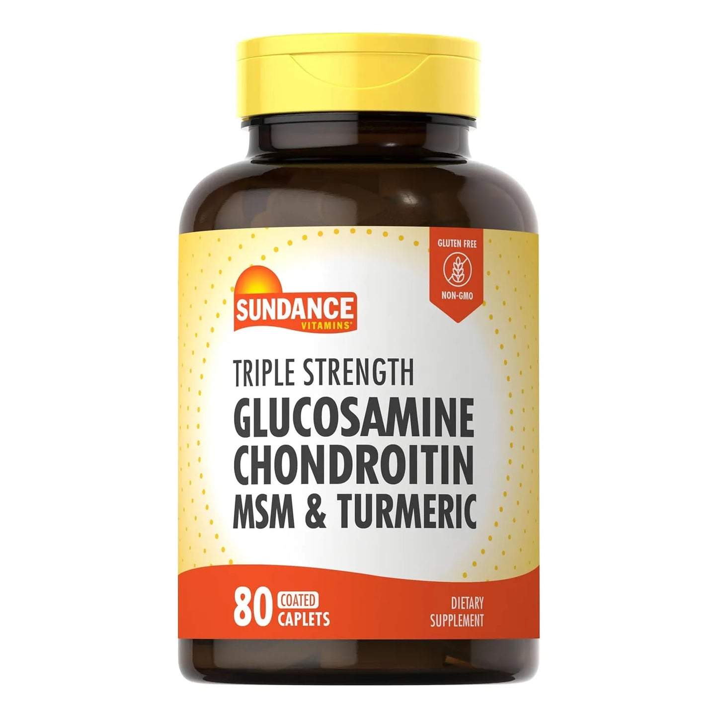 Glucosamina Condroitina MSM Con Curcuma 80 Capsulas Alivia Dolor Articular