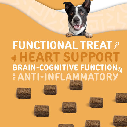 Omega Max Masticables Para Perros Aceite De Salmón Y Linaza Suplemento Para Piel Y Pelaje