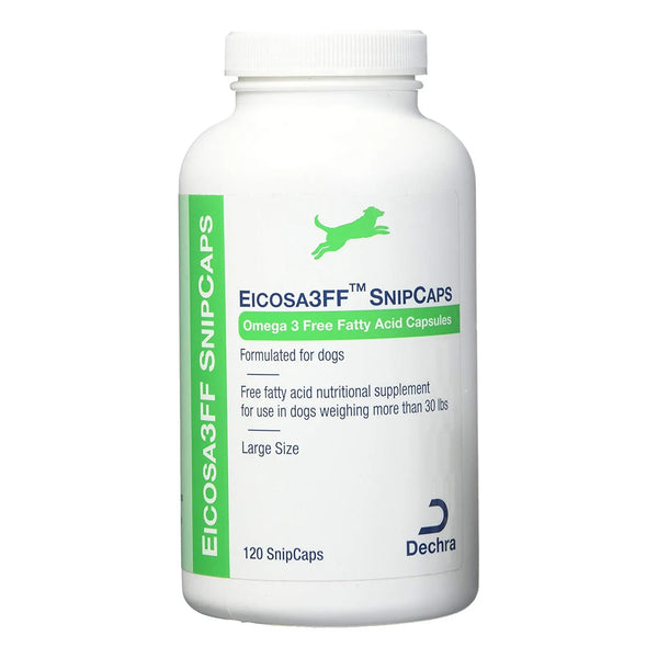 Eicosa3FF SnipCaps Suplemento Omega3 Para Perros Y Gatos 120 Unidades