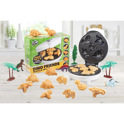 Mini Wafflera Dinosaurios 5 Formas Antiadherente Desayunos Divertidos