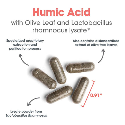 Complejo Humico Monolaurina Con Hoja De Olivo 120 Capsulas Apoyo Inmunologico