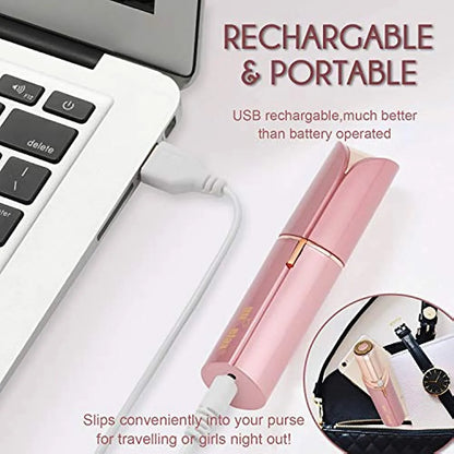 Removedor De Vello Facial Mujer Seguro Indoloro Recargable USB